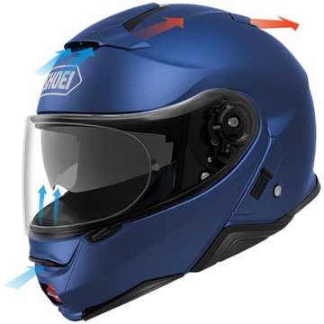 Shoei Neotec II 2 RESPECT TC-1 черный красный