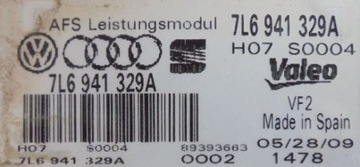 VW AUDI SEAT SKODA КСЕНОНОВЫЙ РУЛЕВОЙ МОДУЛЬ 7L6941329A