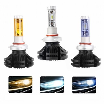 Лампы 2шт LED H10 X3 ZES 50W 12000lm LUMILEDS