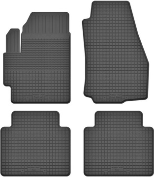 Honda Jazz II (2002-2008) DYWANIKI GUMOWE CZARNE DYWANIKI NA WYMIAR