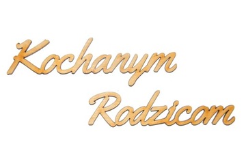 Kochanym Rodzicom-napis idealny na pudełkov.2 A085