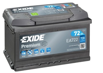 АККУМУЛЯТОР МИНСК 72Ач 720А EXIDE PREMIUM EA720