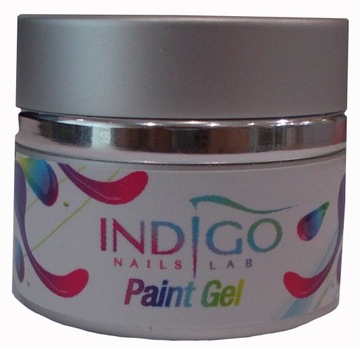 slay Indigo lakier Hybrydowy Paint Gel Black 8g