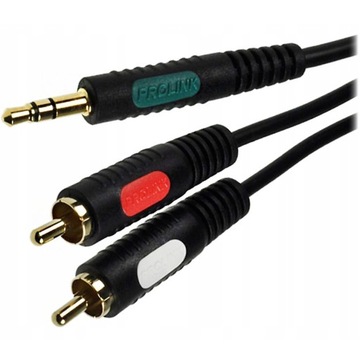 KABEL 2 RCA-JACK 3.5mm AUDIO PROLINK CLASSIC 10m