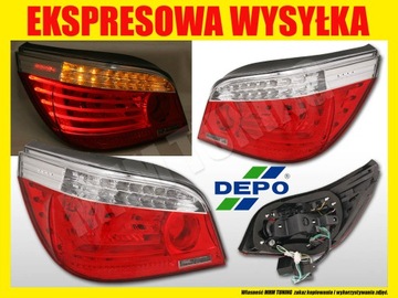 КОМПЛЕКТ ЗАДНИХ ФОНАРЕЙ BMW 5 E60 4D LCI LIFT LOOK LED ДИОДЫ