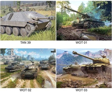 Opłatek na Tort Czołgi WORLD of TANKS nasycone 24h