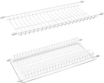SUSZARKA OCIEKACZ DO NACZYŃ do szafki 80 biała WIEXPOL