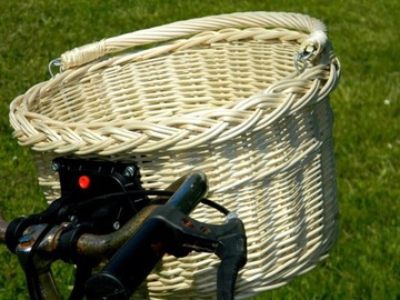 Корзина для велосипеда CLICK front BIKE BASKET, БЕЛАЯ