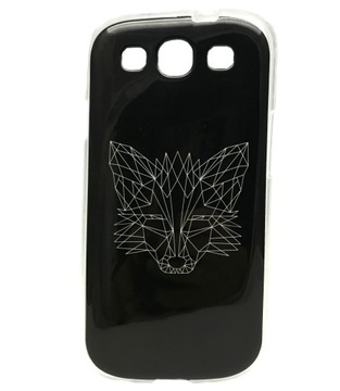 ETUI SAMSUNG GALAXY S3 CZARNY LIS TRIANGLE