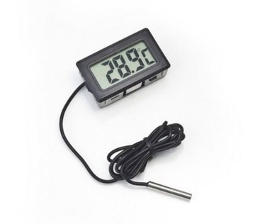 CZUJNIK TEMPERATURY Z WYŚWIETLACZEM LCD sonda_10m