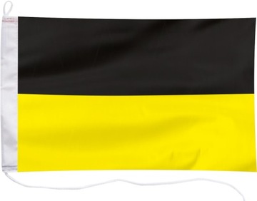 Flaga Kaszub bandera jachtowa barwy Kaszuby 45x30