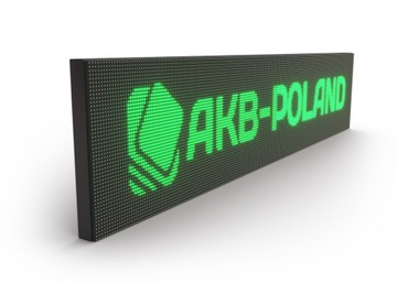 Reklama LED 96x32cm Wyświetlacz Tablica ZIELONA