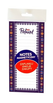 NOTES MAGNETYCZNY WZÓR 16 / 50 kartek 99 X 210 mm