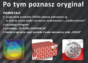 Końcówka drążka, przegub prawy C-328 z nakrętką ORYGINAŁ URSUS 42280050U