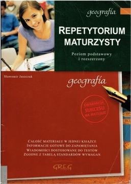 REPETYTORIUM MATURZYSTY GEOGRAFIA GREG ZP+ZR