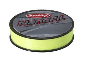 BERKLEY NANOFIL CHARTREUSE 125M 0.20MM - ZÓŁTY