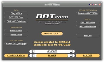 INTERFEJS DIAGNOSTYCZNY RENAULT MEGANE CLIO NISSAN DDT2000 KKL VW AUDI