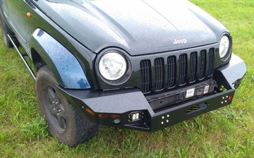 Стальной задний бампер Jeep Cherokee KJ RTECH