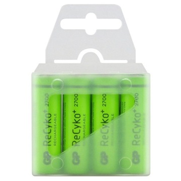 4 akumulatorki AA R6 2700mAh GP ReCyko+ Ready2Use