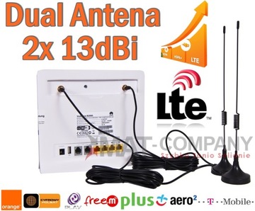 2x КРУГЛЫЕ АНТЕННЫ 26 дБи 4G LTE HUAWEI B525 B535