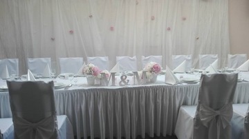 Инициалы Буквы для свадебного стола жениха и невесты в разных цветах.