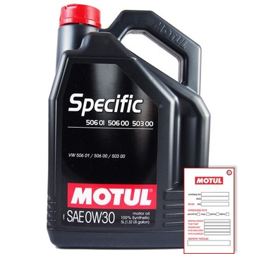 MOTUL OIL 0W30 5L SPECIFIC / 503.00 506 Моторные масла Motul Special 5