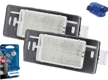 2 LAMPY LED PODSVÍCENÍ TABULKY OPEL SIGNUM