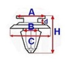 10x C30847 ЗАГЛУШКИ ДЛЯ ОБИВКИ VW SHARAN VW T4