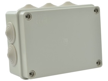 Герметичная коробка 120x80x50, IP65, серая, S-BOX 206