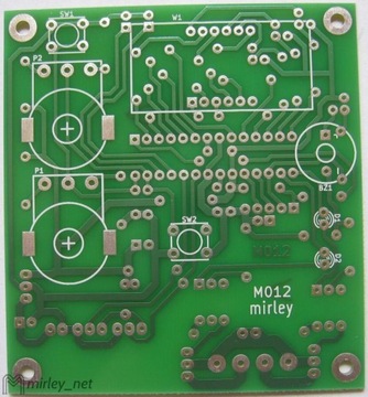 [MIRLEY][M012A] Простой контроллер центрального отопления - печатная плата