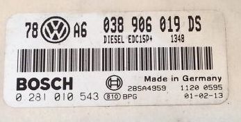 Компьютер Passat 1.9tdi 038906019DS ИММО ЧИСТЫЙ!