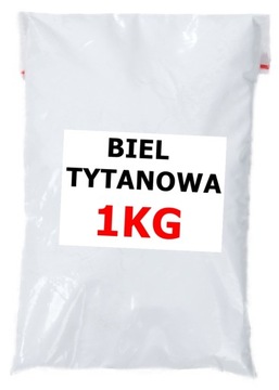 Biel tytanowa, Tlenek tytanu, Pigment 1kg 1000g