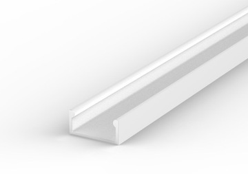 PŁASKI PROFIL ALUMINIOWY LED BIAŁY 1m + SZYBKA