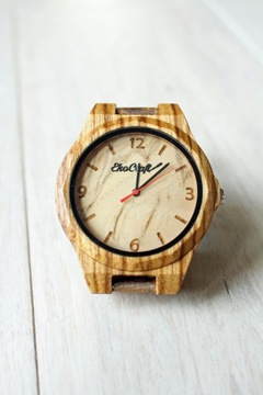 Drewniany zegarek EkoCraft NIGHTINGALE elegancki