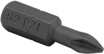 BIT GROT PŁASKI KOŃCÓWKA PZ 1 x 25mm stal S2-ACR