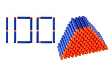 100 ВЫСТРЕЛ ДЛЯ КАРТРИДЖЕЙ NERF NSTRIKE ELITE