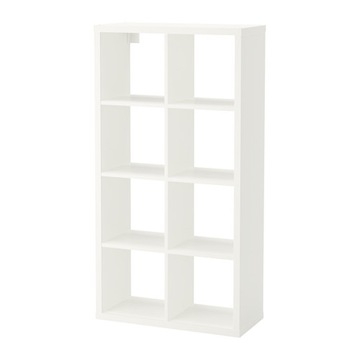 IKEA FLYSTA regał 69x31x132 cm BIAŁY, szafka półka