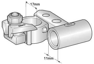 УСИЛЕННЫЙ МИНУСНЫЙ ЗАЖИМ M8 M68 TIR MTA — 50 мм2 1506760