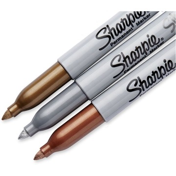 МЕТАЛЛИЧЕСКИЕ МАРКЕРЫ SHARPIE Перманентный золотой, серебристый, коричневый