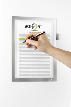 ПРОЧНАЯ РАМКА DURAFRAME ПРИМЕЧАНИЕ А4, СЕРЕБРЯНЫЙ Прочный