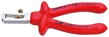 Щипцы для снятия изоляции 0,2–6 мм VDE 1000V 11 07 160 Knipex