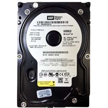 WD WD800JD | 00LSA0 | 100% OK VyP