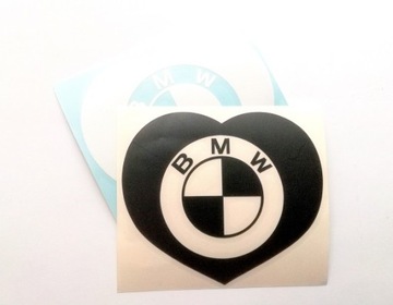 SERCE BMW naklejka sticker german