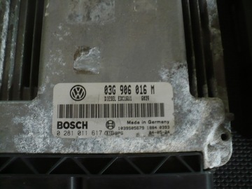 КОМПЛЕКТ ИММО VW GOLF V 2.0SDI 03G906016M