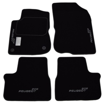 Dywaniki welurowe Peugeot 208 I 2012-2019r.