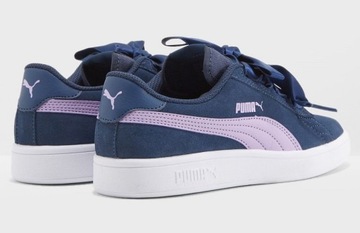 Кроссовки PUMA SMASH RIBBON JR из замши Vikky 38.5