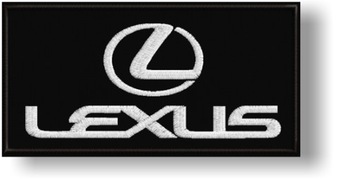 Lexus Naszywka naprasowanka Haftowana