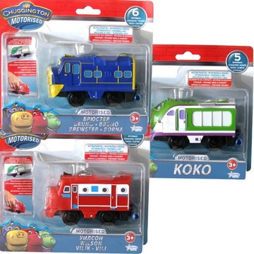 CHUGGINGTON LOKOMOTYWY KOKO WILSON BRUNO Z NAPĘDEM