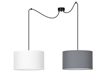 LAMPA WISZĄCA ABAŻUR MATERIAŁ ROTO LED od EMIBIG