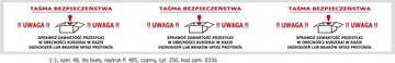 Лента с печатью STOP 48/60 версия 2